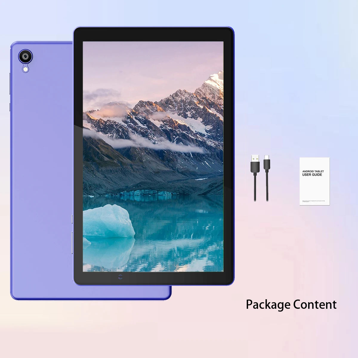 10-inch Android tablet, quad-core processor, 4(2+2) GB RAM, 32GB ROM, Bluetooth, WiFi, 6000mAh battery