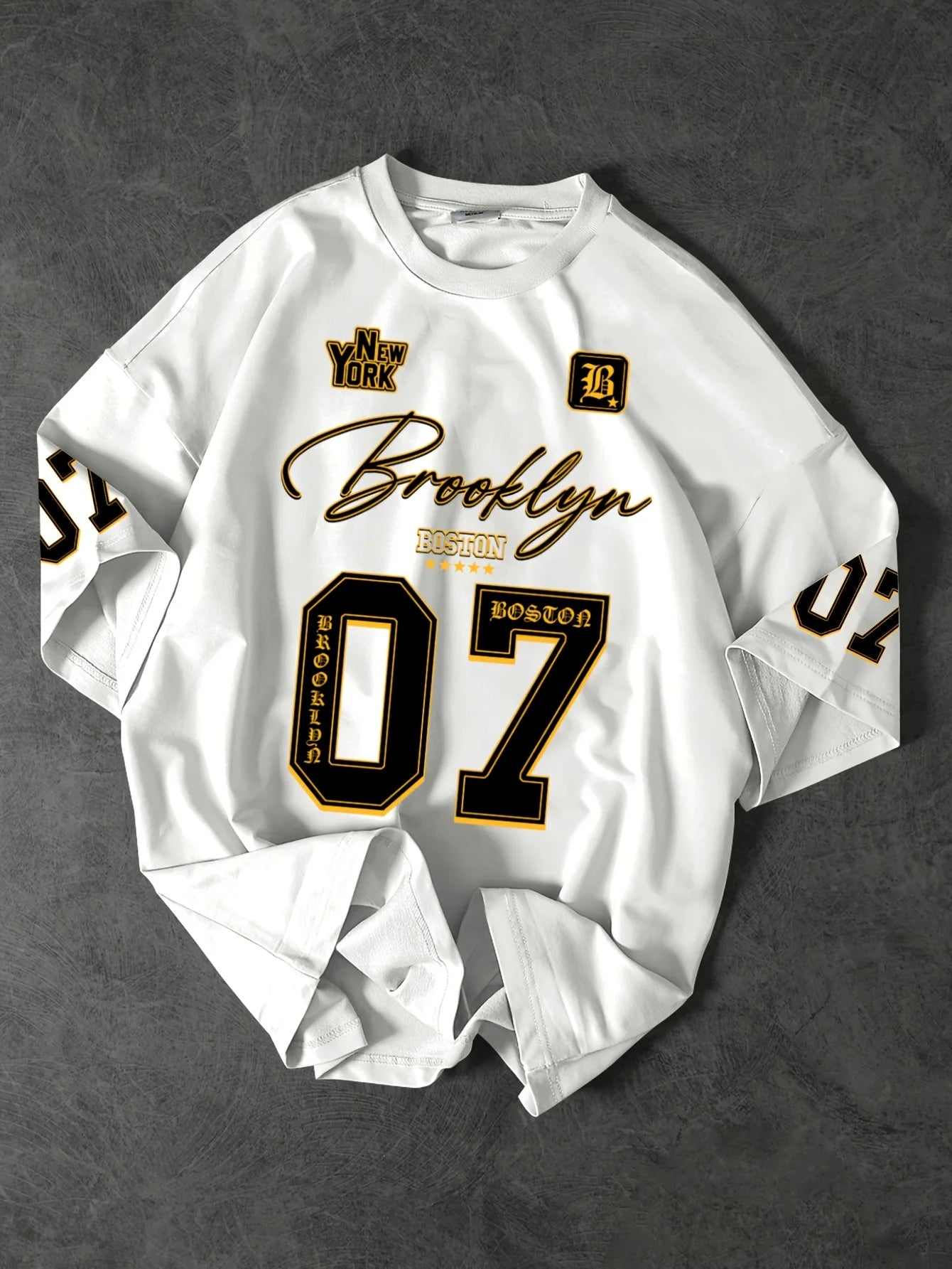 2025 Summer New Men's T-shirt casual sportswear digital sportswear outdoor street men's wear