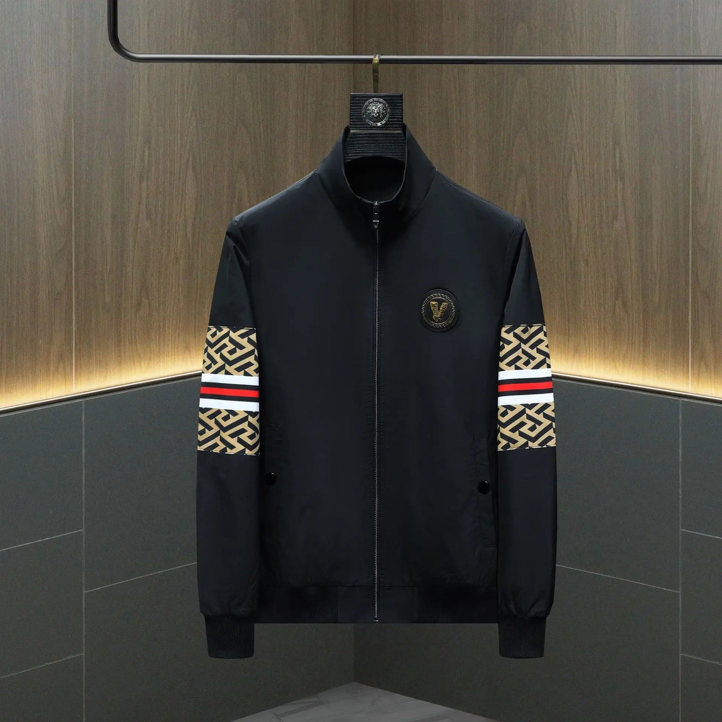 Men's Fashion Clothes Casual Jacket Hooded Coat Autumn Streetwear Leather Jacket for Men