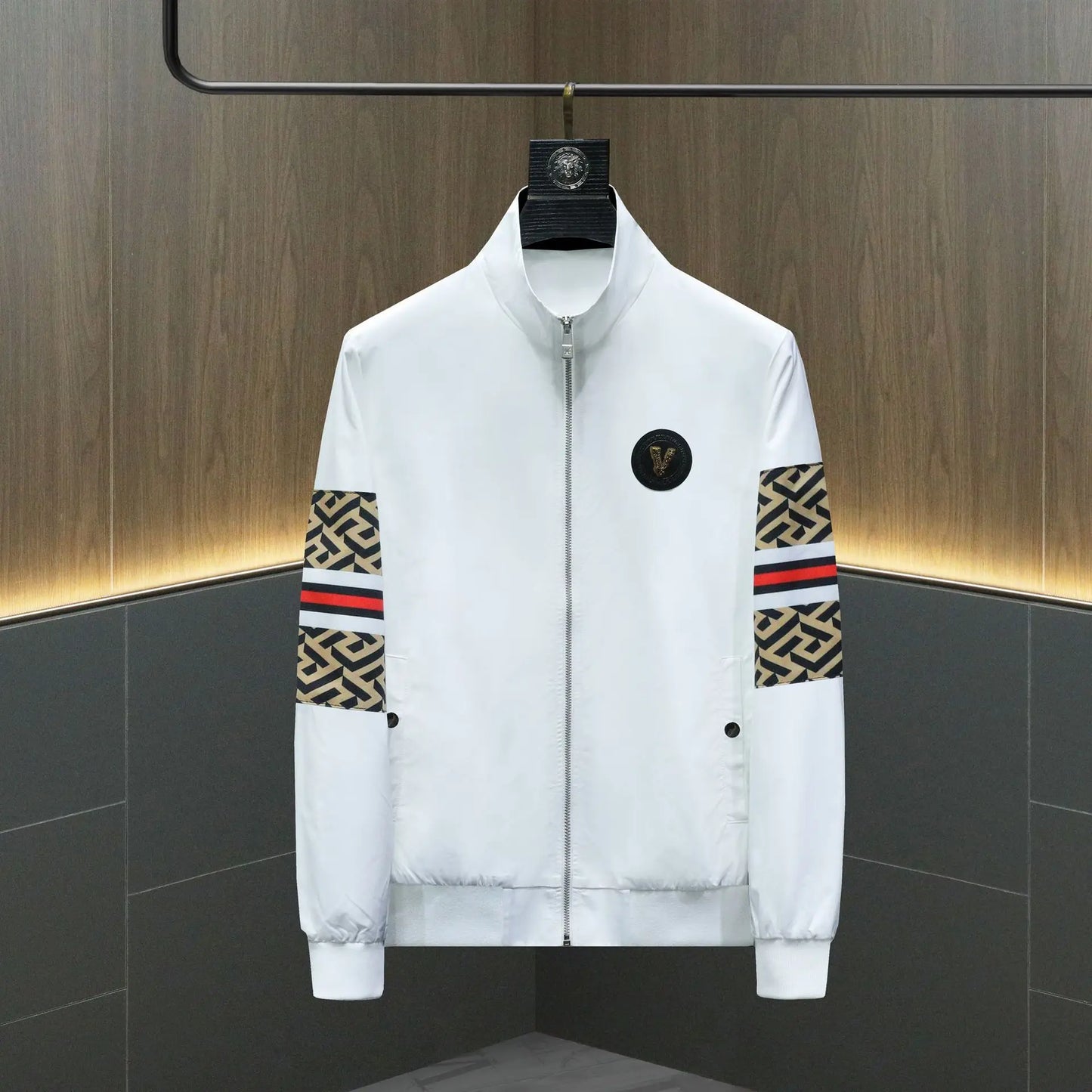 Men's Fashion Clothes Casual Jacket Hooded Coat Autumn Streetwear Leather Jacket for Men