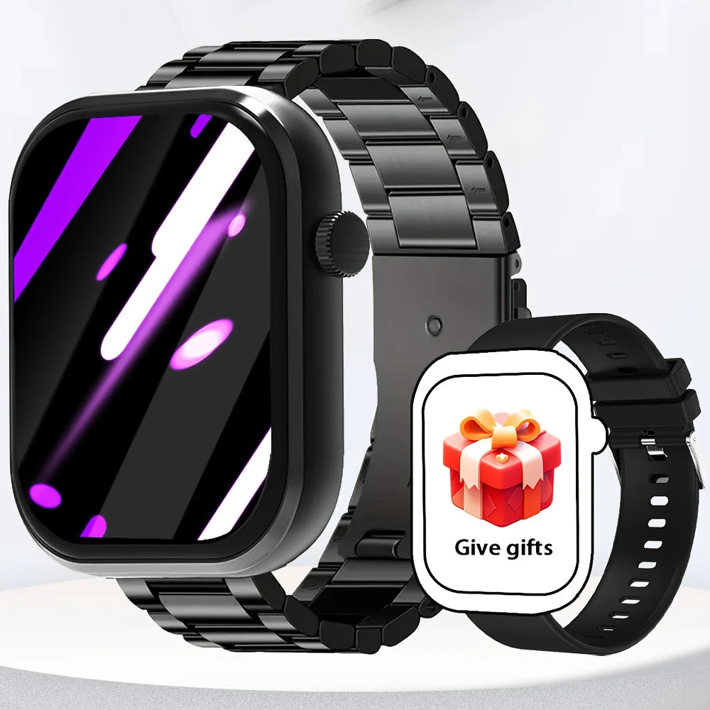 HOT Smartwatch full touch screen, answer and make calls, message reminders, custom watch face wallpaper and other functions