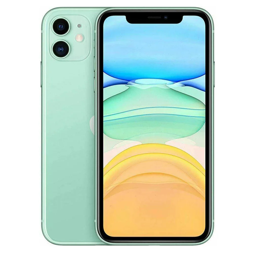 Apple iPhone 11 6.1" Original Liquid Retina IPS LCD 64/128/256GB A13 IOS A2221 A2111 Genuine iPhone11 Unlocked 4G LTE Cell Phone