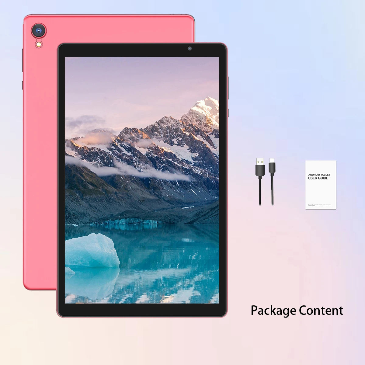 10-inch Android tablet, quad-core processor, 4(2+2) GB RAM, 32GB ROM, Bluetooth, WiFi, 6000mAh battery