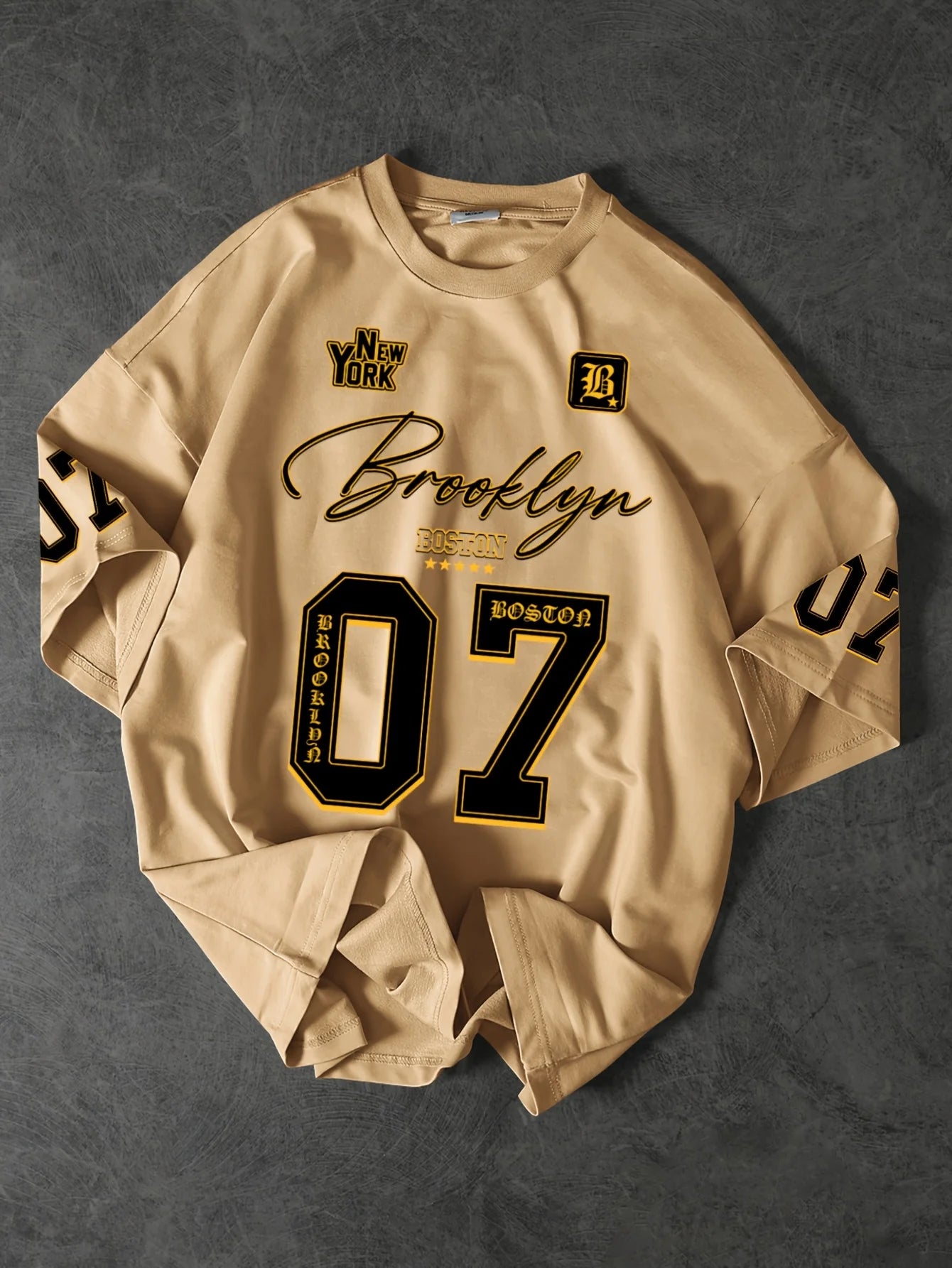 2025 Summer New Men's T-shirt casual sportswear digital sportswear outdoor street men's wear