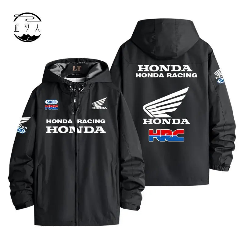 Honda motorcycle hooded assault suit CBR cycling enthusiast jacket for men