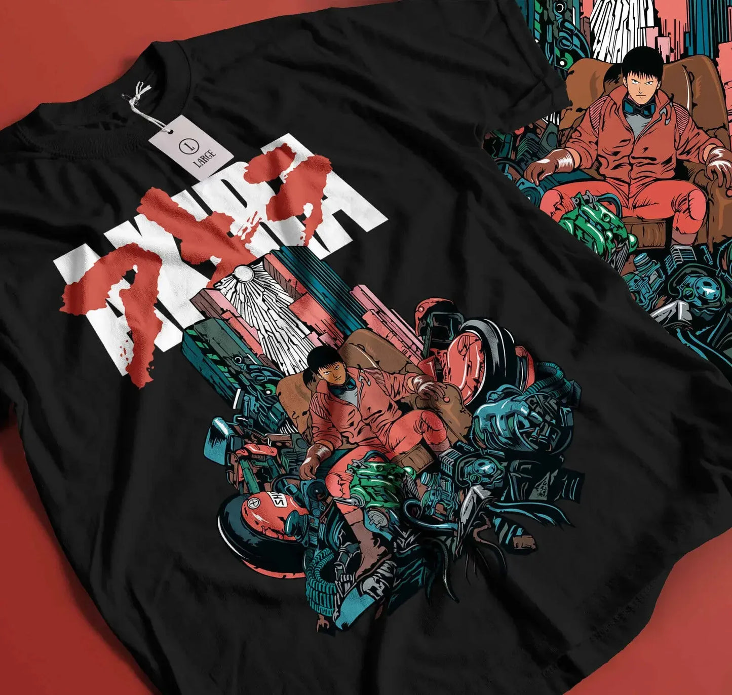 Akira T-shirt Anime Shirt Retro Neo Tokyo Manga Tetsuo Kaneda Shirt Gift 265