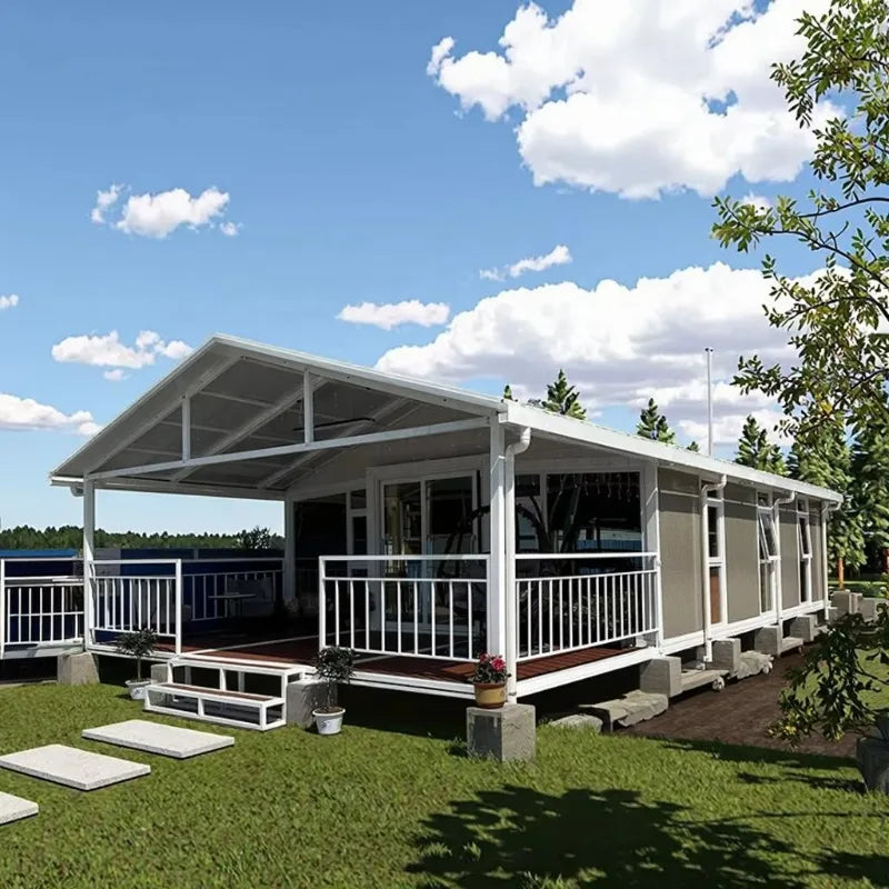 Custom Container House Modern Design Office Dining Room 20ft 40ft Expandable Container House for Villa Modular House Granny Flat