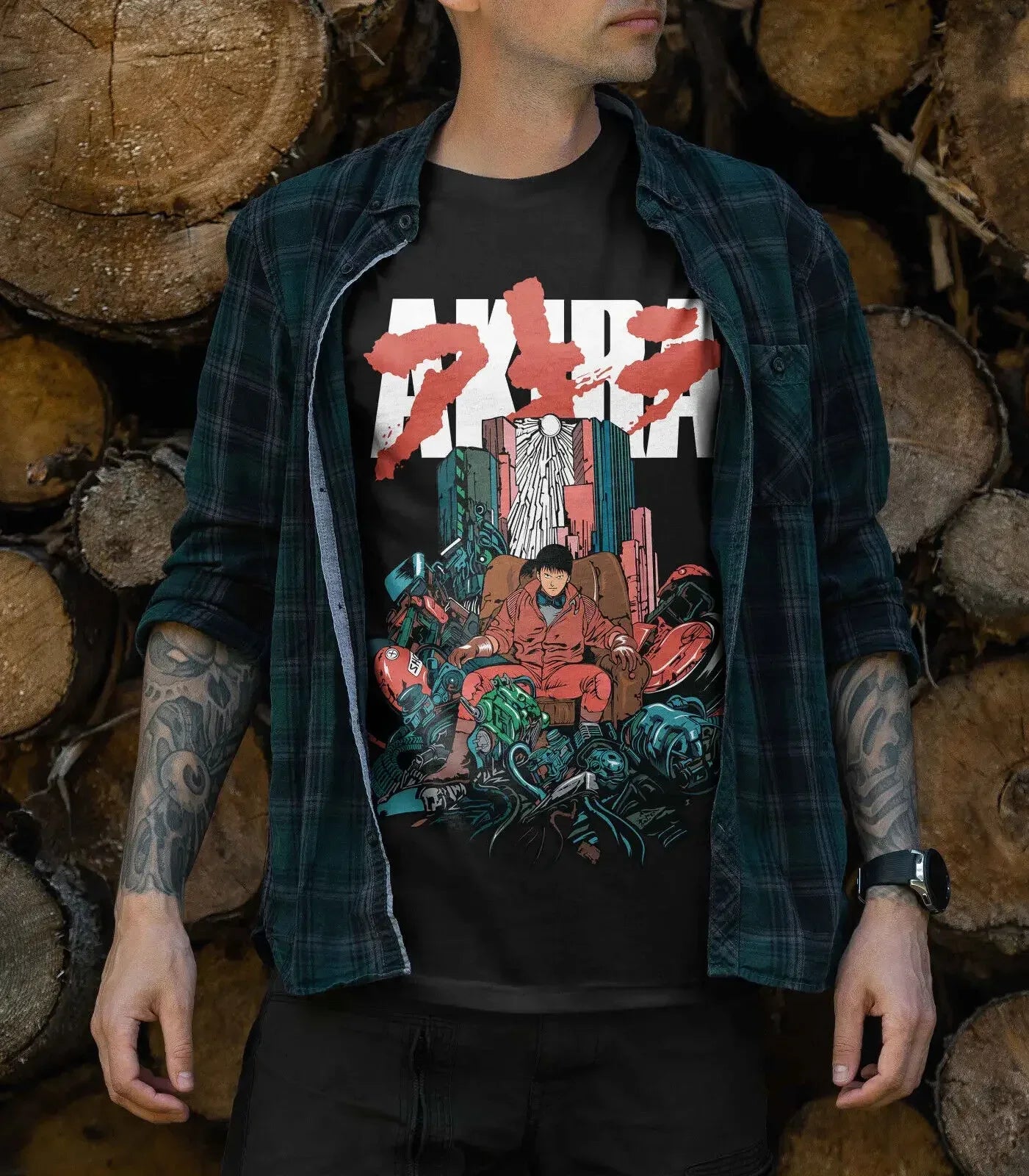 Akira T-shirt Anime Shirt Retro Neo Tokyo Manga Tetsuo Kaneda Shirt Gift 265