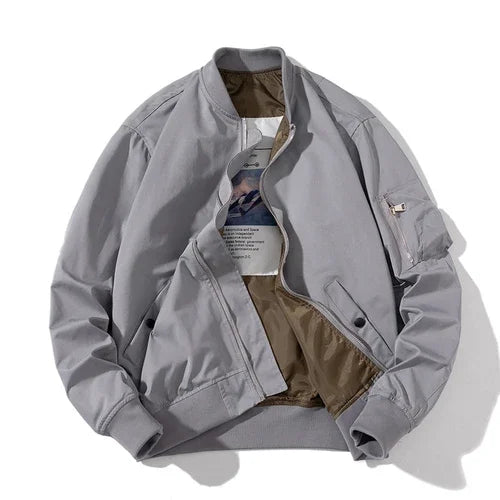 Men Bomber Jacket Solid Autumn Winter Pilot Jacket Women Vintage Fashion Hooded Baseball Coat Casual Windbreak Parkas Red Pink