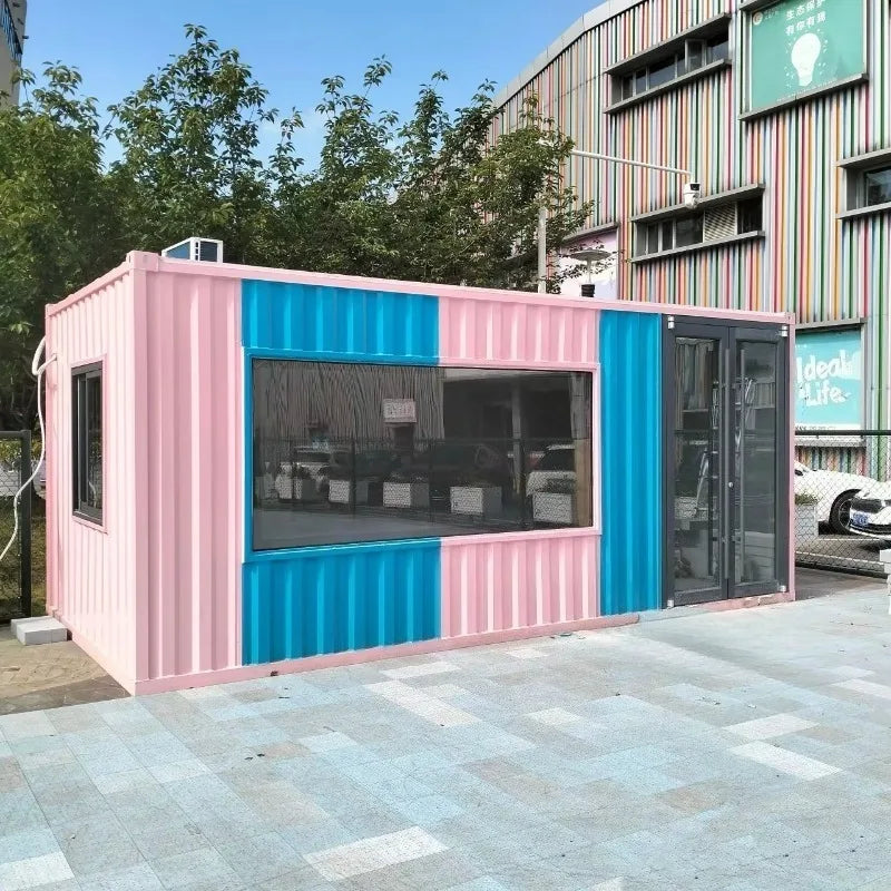 Custom Container House Modern Design Office Dining Room 20ft 40ft Expandable Container House for Villa Modular House Granny Flat