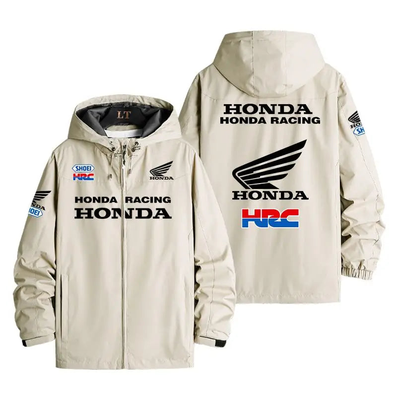 Honda motorcycle hooded assault suit CBR cycling enthusiast jacket for men