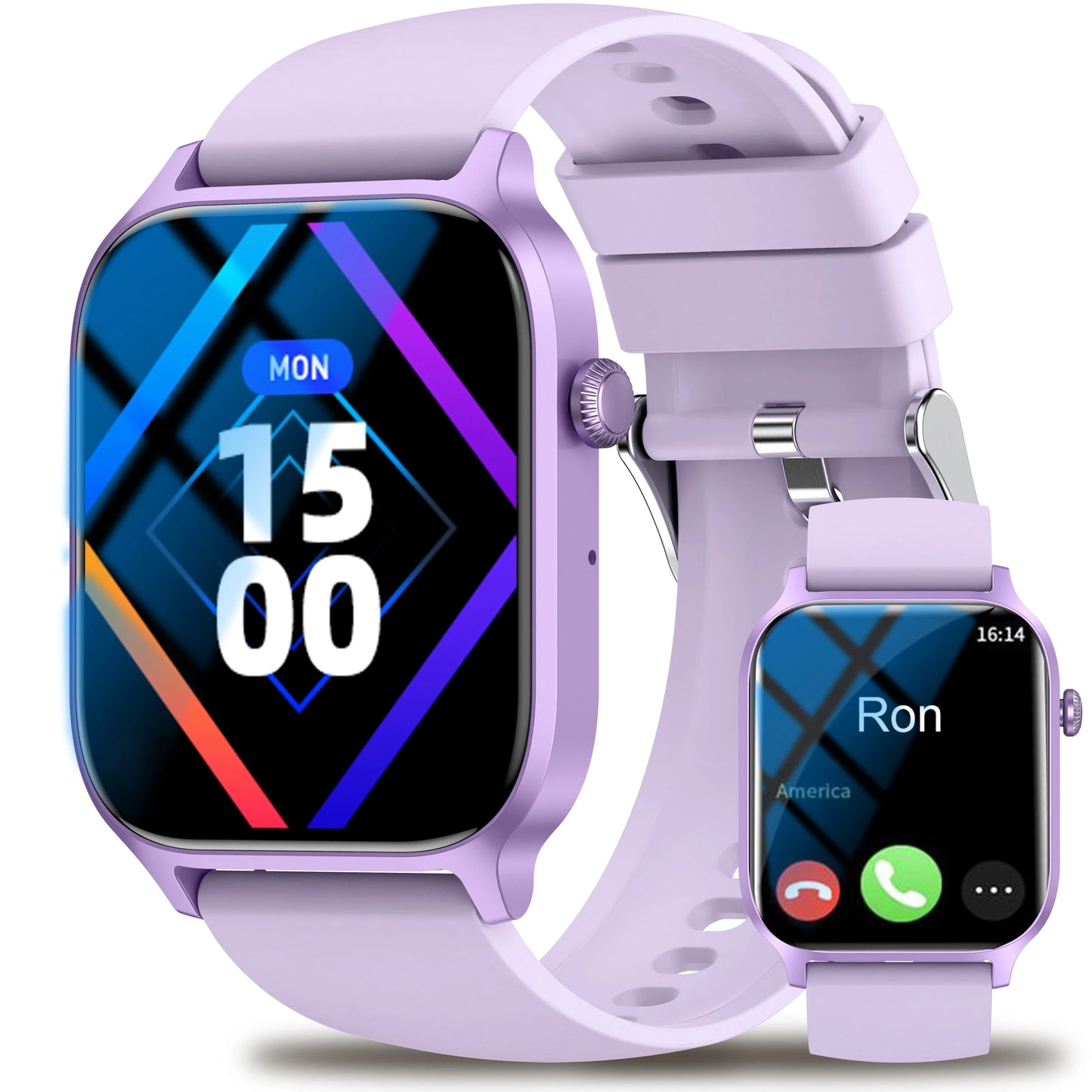 HOT Smartwatch full touch screen, answer and make calls, message reminders, custom watch face wallpaper and other functions