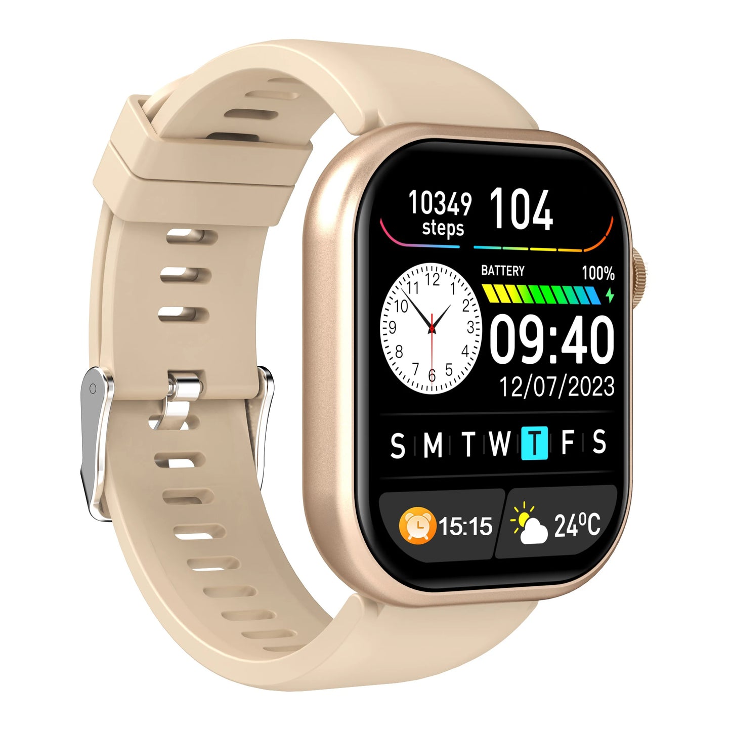 HOT Smartwatch full touch screen, answer and make calls, message reminders, custom watch face wallpaper and other functions