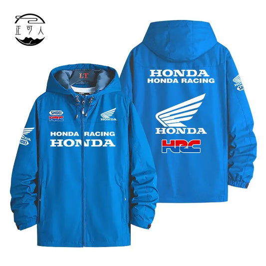 Honda motorcycle hooded assault suit CBR cycling enthusiast jacket for men