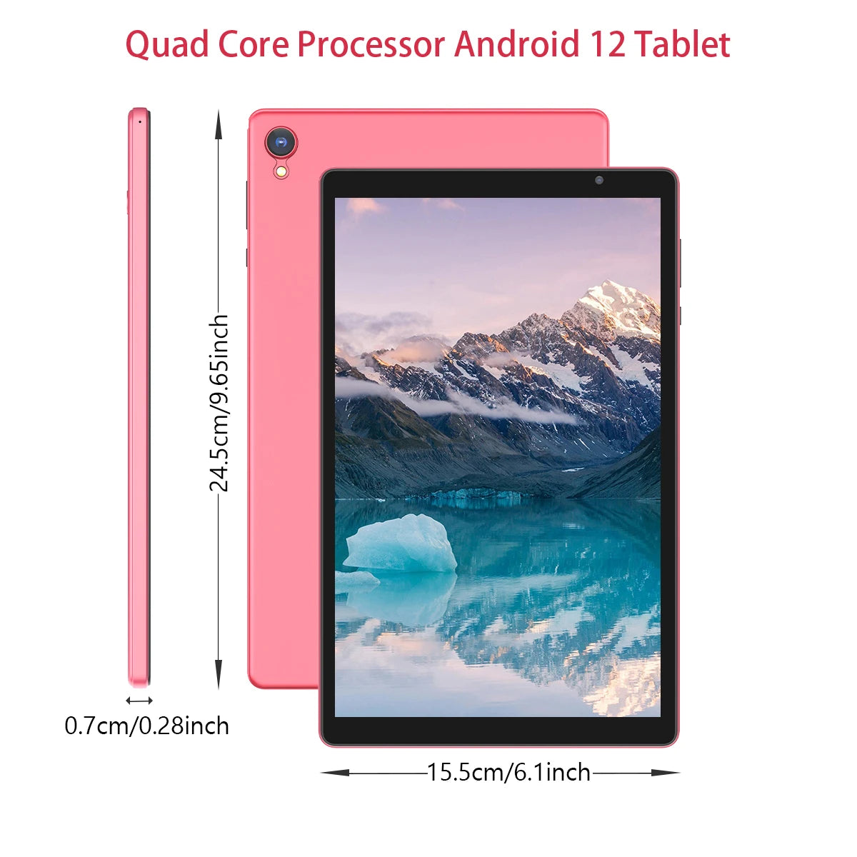 10-inch Android tablet, quad-core processor, 4(2+2) GB RAM, 32GB ROM, Bluetooth, WiFi, 6000mAh battery