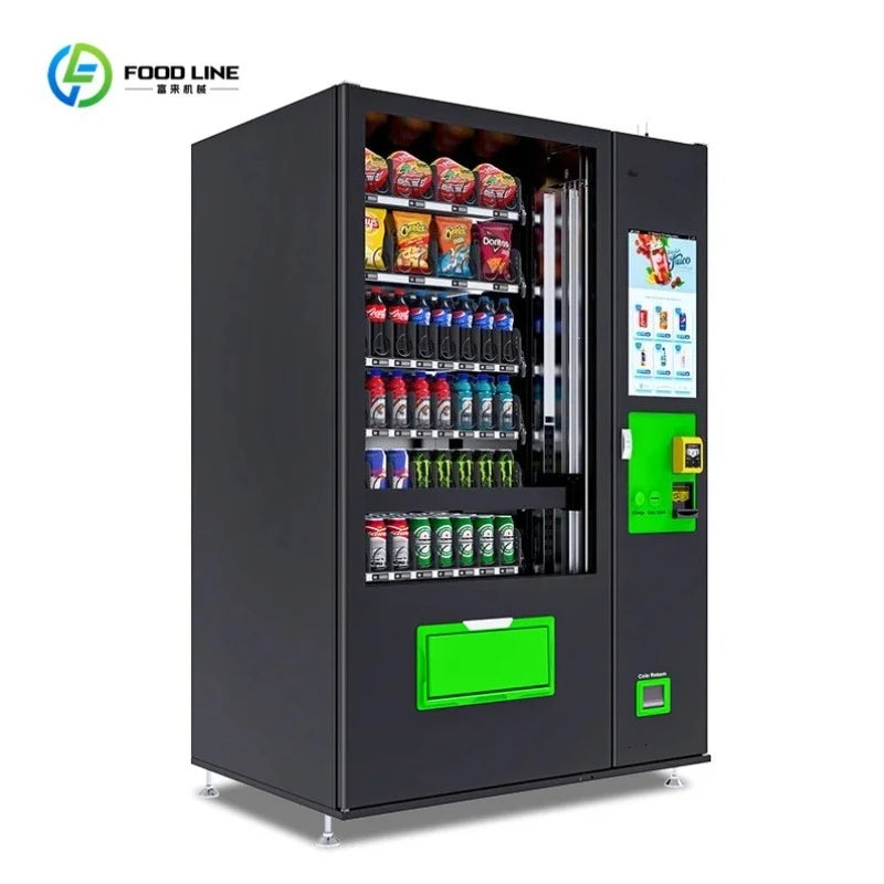 24-hour self-service vending machines Best Seller Automat Food Cold Beverage Vending Machines with Large Capacity